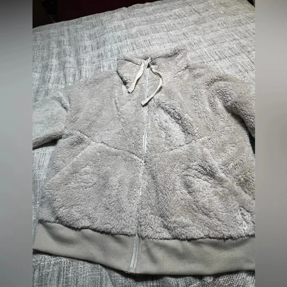 Spyder Women's Moonbeam Long Sleeve Full-Zip Bailey Sherpa Jacket